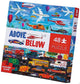Crocodile Creek | oben + unten Puzzle, 48 Teile - Fahrzeuge