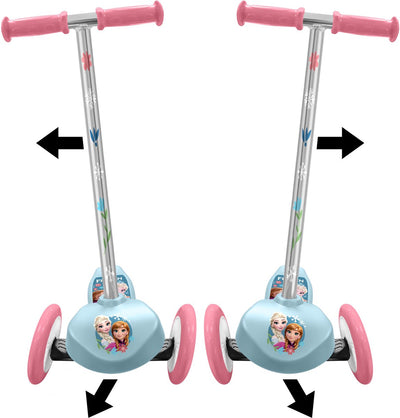 Stempel Disney Frozen 3-Rad-Kinderroller – Lenkroller – Mädchen – Weiß Blau