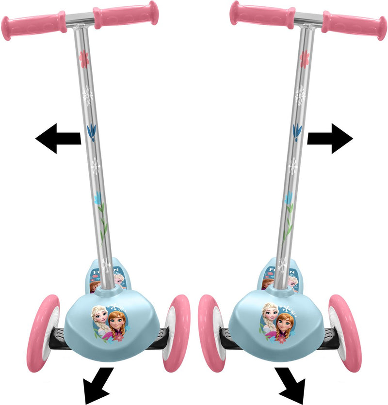 Stempel Disney Frozen 3-Rad-Kinderroller – Lenkroller – Mädchen – Weiß Blau