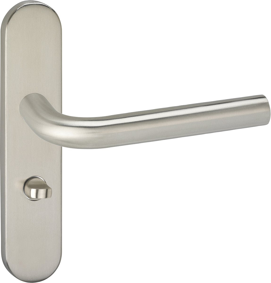 Impresso Dursley Hocker mit ovalem Schild WC63, verdeckter Edelstahl