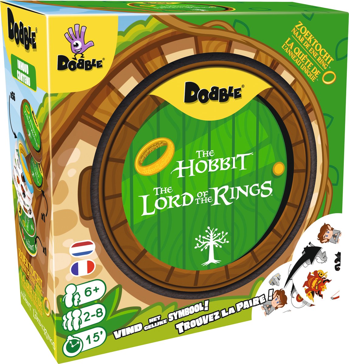 Asmodee Brettspiel Dobble Der Herr der Ringe