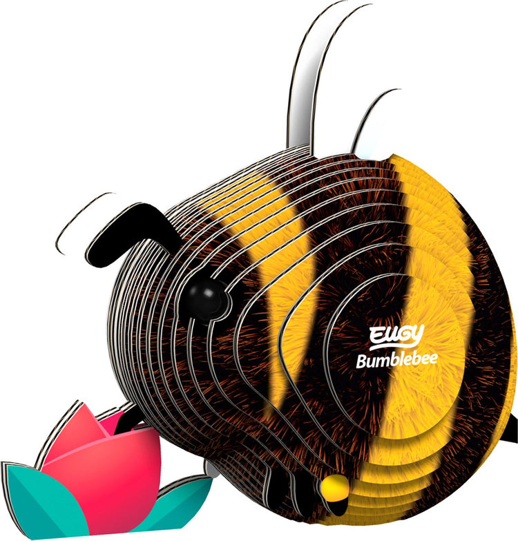 Eugy 3D-Puzzle – Hummel – Insekten – nachhaltig – alle sammeln – 6 Jahre
