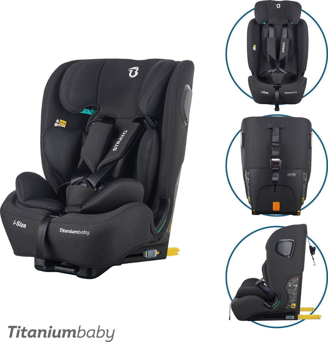 Titanium Baby Titan Babyschale Strato i-Size schwarz