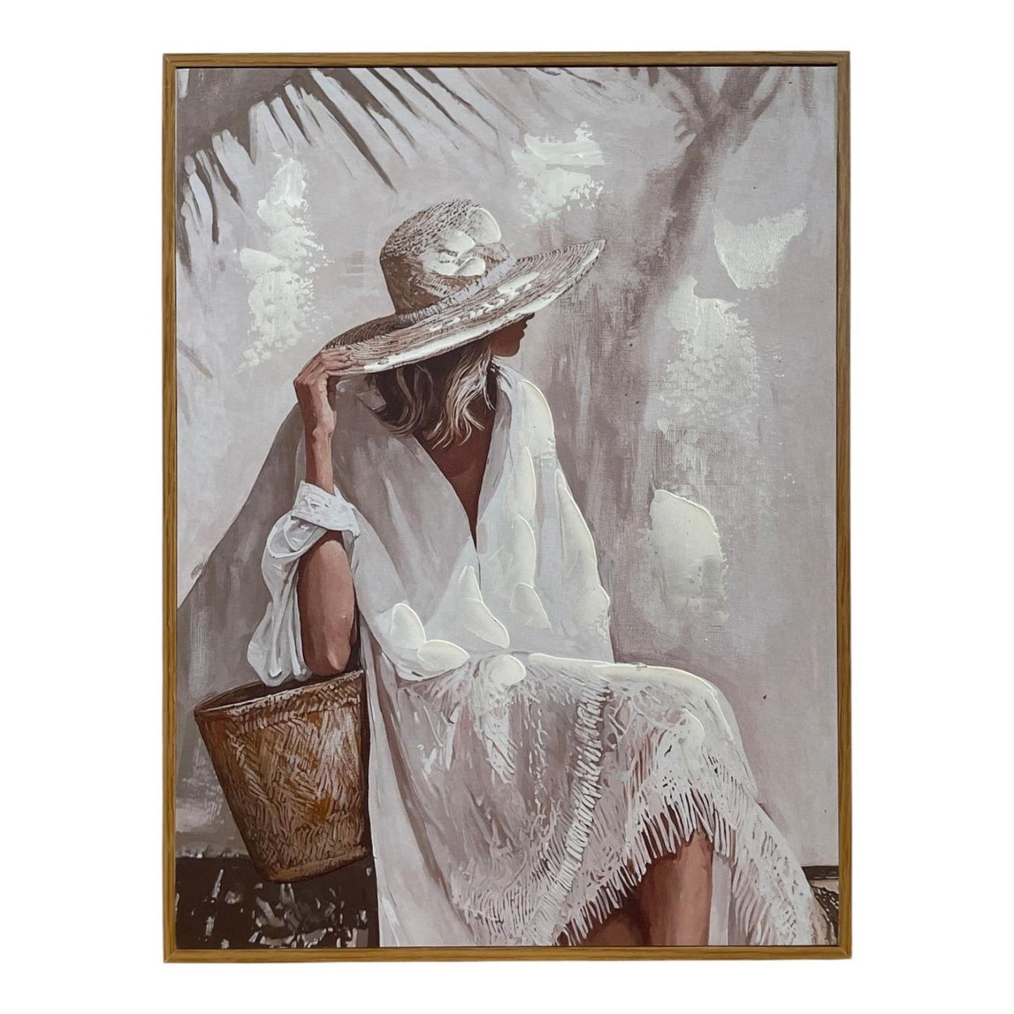 Villa Atmosphäre Holzgemälde Belle 30x40x2cm