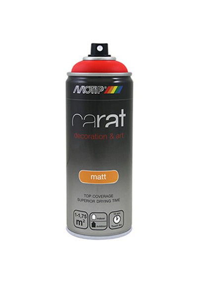 Motip 1054627 - 08049 Karat matt Verkehrsrot 400 ml | 1 Stk