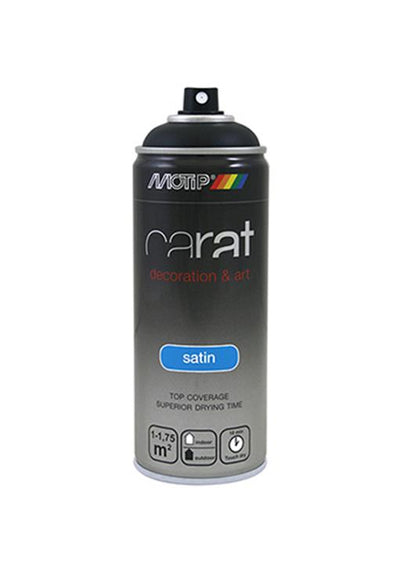 Motip 1054621 - 08054 Karat seidenmatt tiefschwarz 400 ml | 1 Stk
