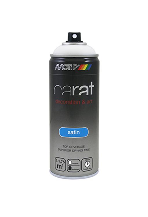 Motip 1054620 - 08055 Karat satiniert reinweiß 400 ml | 1 Stk
