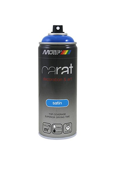 Motip 1054611 - 08064 Karat satiniertes Verkehrsblau400 ml | 1 Stk
