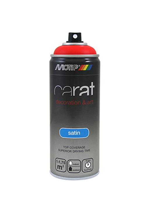 Motip 1054607 - 08068 Karat Satin Verkehrsrot 400 ml | 1 Stk