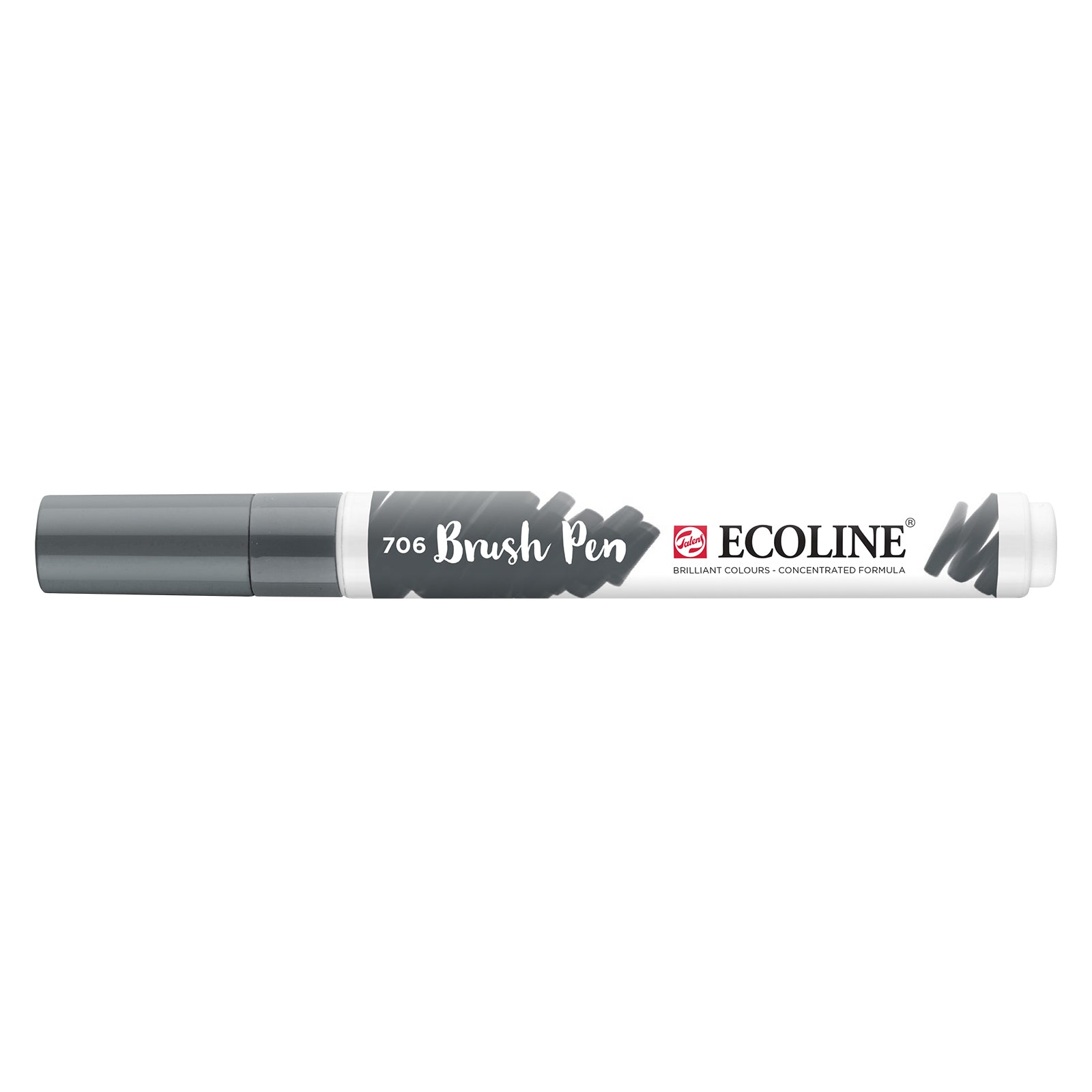 Ecoline • Pinselstift Dunkelgrau 706