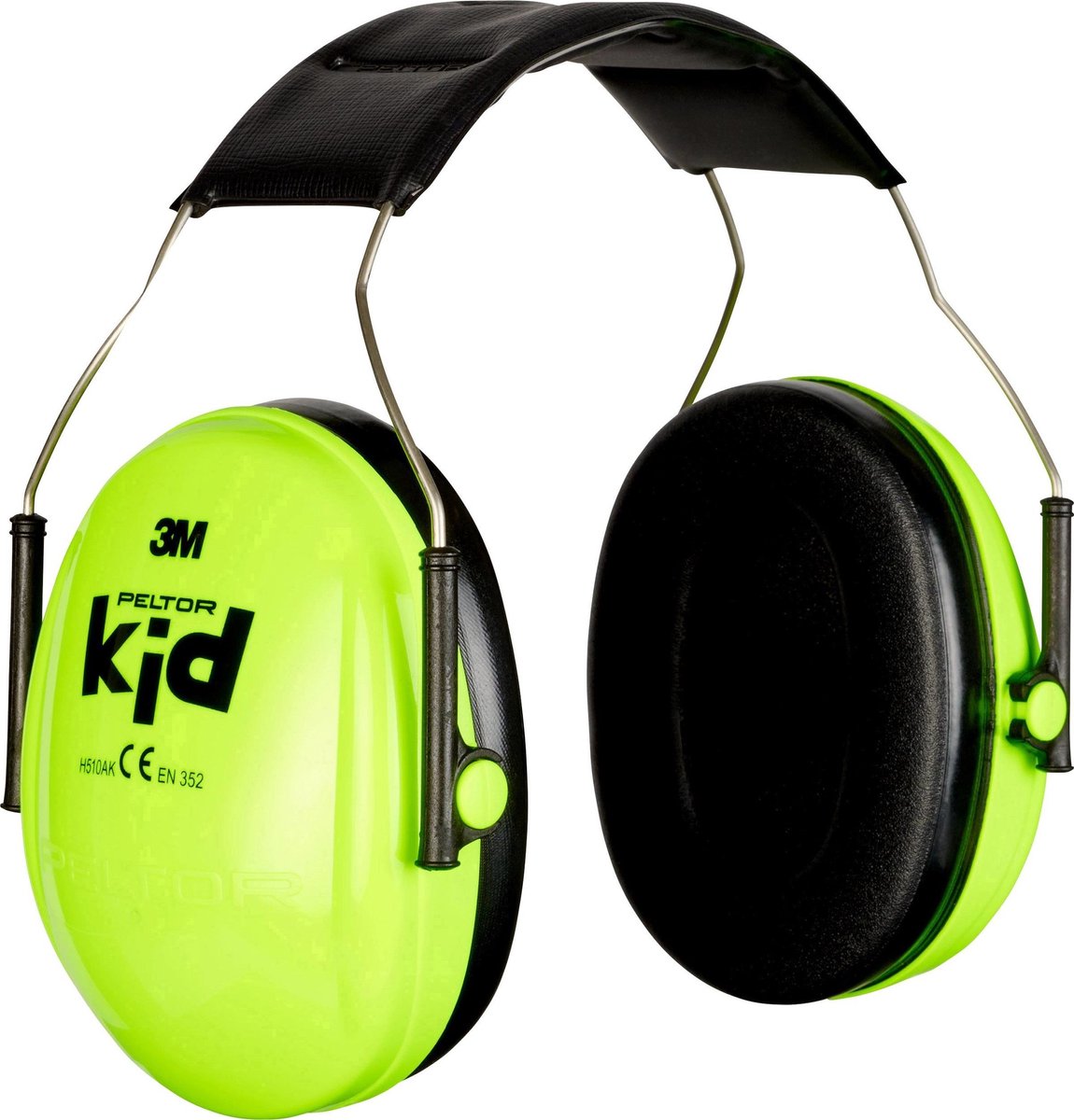 3 m Peltor-Ohrenschützer für Kinder, neongrün, H510AK