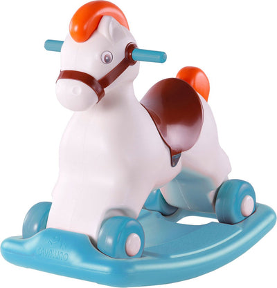 Cavallino Toys Cavallino Schaukelpferd und Wanderwagen