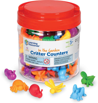 Lernressourcen im Garten Critter Counters® (72er-Set) – 1+