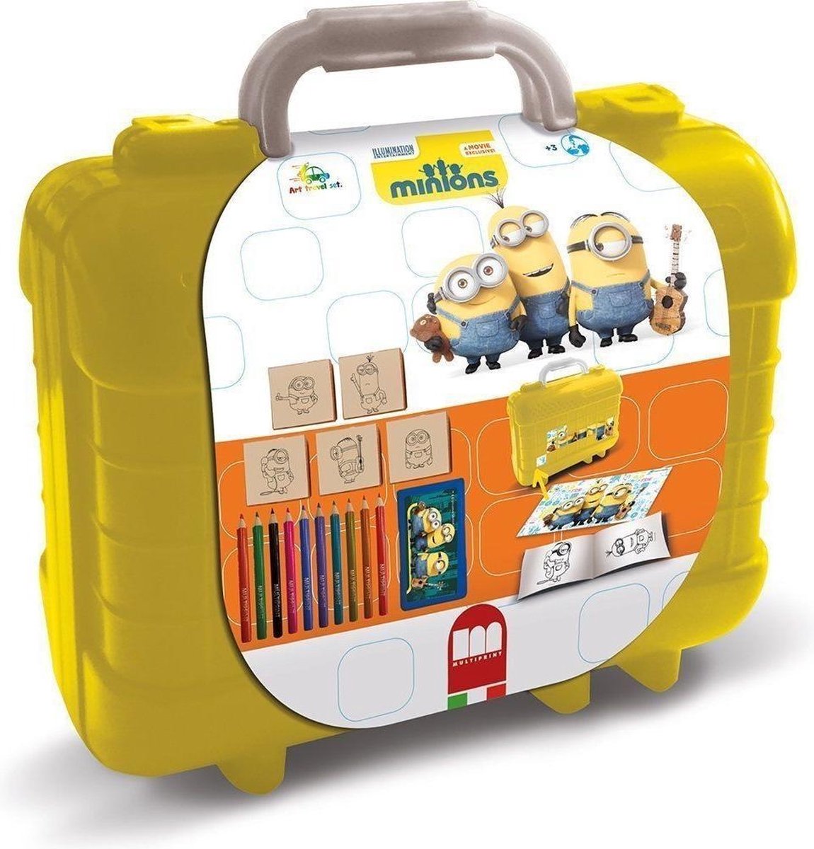 Multiprint Minions Travel Stamping Farbkoffer