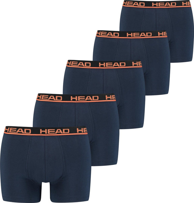 Head Boxershorts Orange Peacoat 5er-Pack-XL