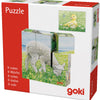 Goki Holzblock Puzzle Farm