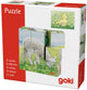Goki Holzblock Puzzle Farm