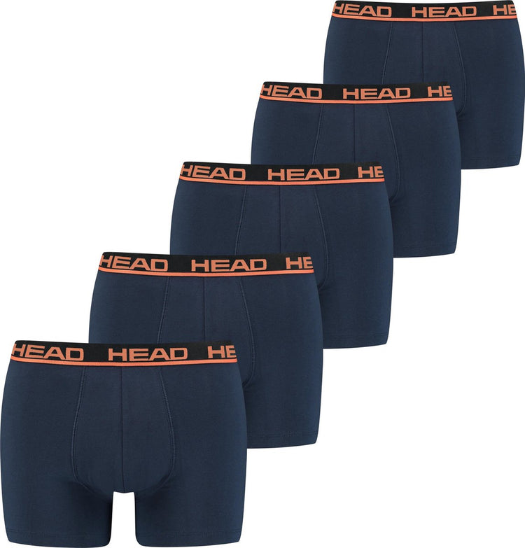 Head Boxershorts Orange Peacoat 5er-Pack-M