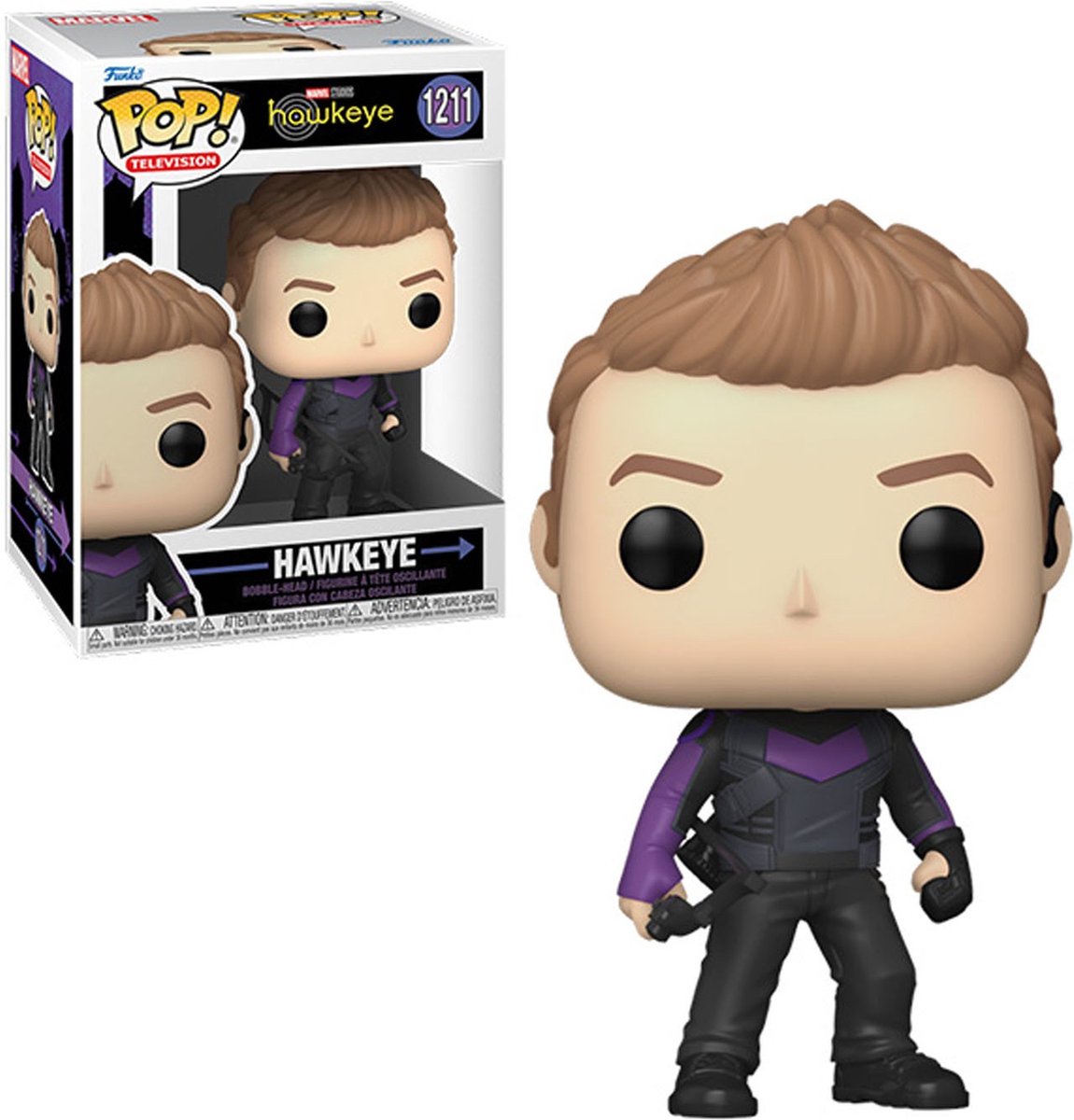 Marvel Funko Hawkeye – Pop! TV Hawkeye 9 cm Sammlerfigur – mehrfarbig