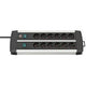Brennerstuhl Premium-Alu-Line-Technik-Steckdosenleiste 12-fach Duo Schwarz 3m H05VV-F 3G1,5 Die Steckdosen sind SCH - 1391000912