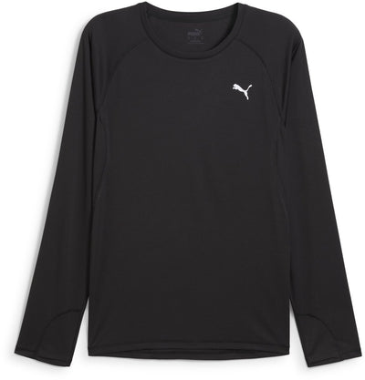 Puma M Run Velocity Langarm (Poly) Herren-Sportshirt – Schwarz