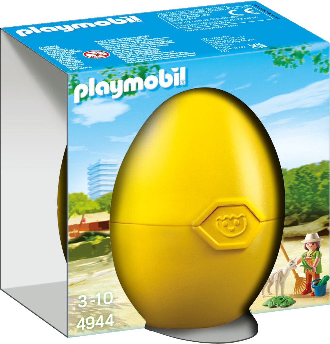 Playmobil Animal Caretaker mit Alpaka in Ei 4944