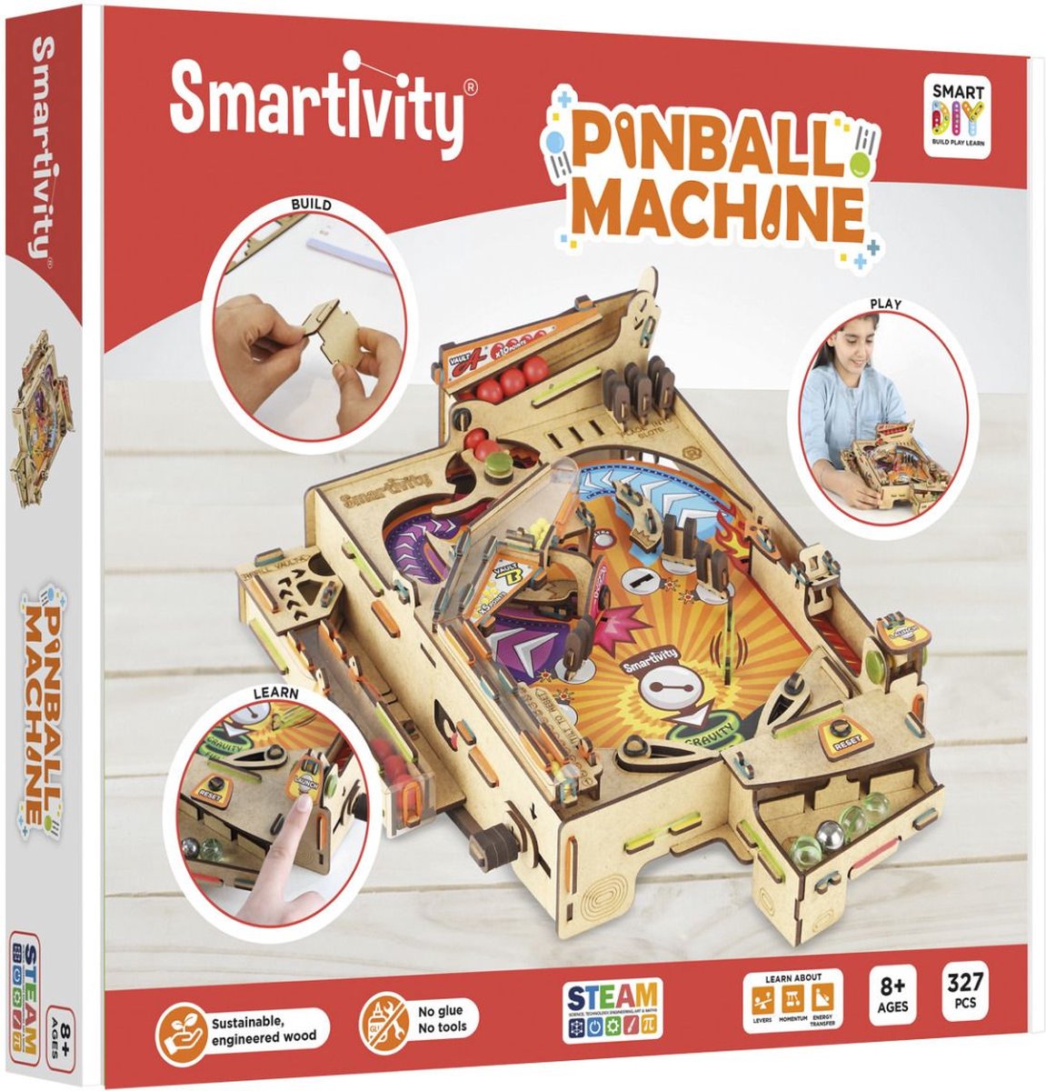 Smartivity Pinball Flipper – pädagogisch wertvolles Konstruktionsspielzeug – ab 8 Jahren