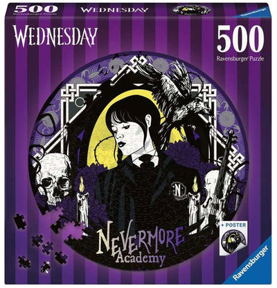 Ravensburger Puzzle Wednesday Nevermore Academy – 500 Filmteile.