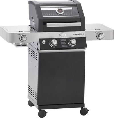 Rösle Grill – Grill Gas Videro G2-S Vario 30 mbar – Edelstahl – Schwarz