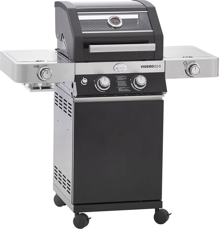 Rösle Grill – Grill Gas Videro G2-S Vario 30 mbar – Edelstahl – Schwarz