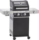 Rösle Grill – Grill Gas Videro G2-S Vario 30 mbar – Edelstahl – Schwarz