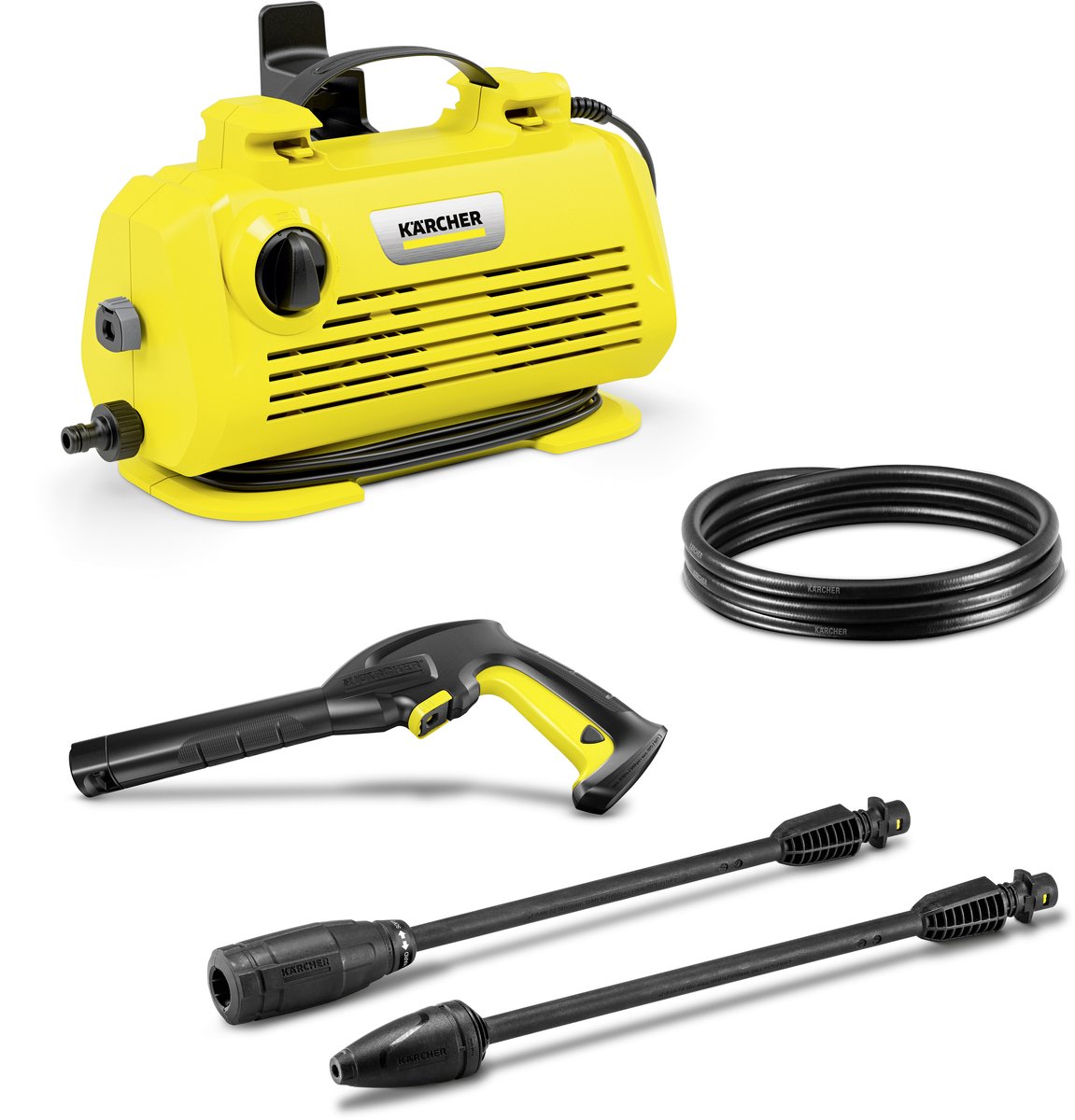 Kärcher K 2 Premium Horizontal VPS Hochdruckreiniger – 110 bar – 360 l·h – 20 m²·h – geeignet für u.a. Fahrräder - Gartengeräte - Gartenset - kleine Terrassen - und Balkon