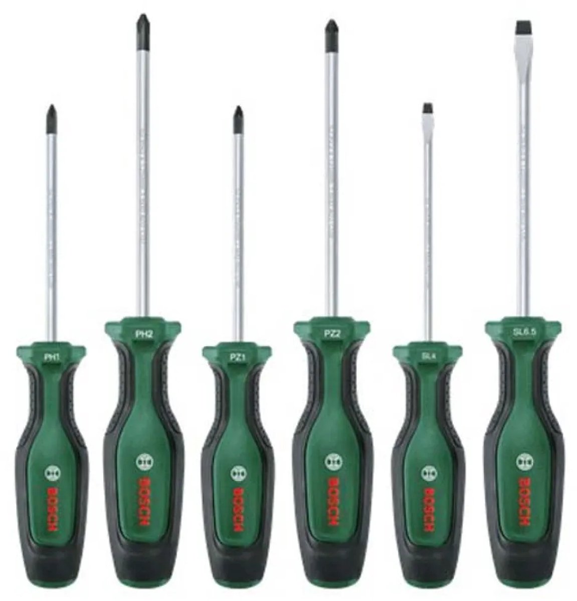 Bosch grüner Schraubendrehersatz 6-teilig - 1600a02bx7