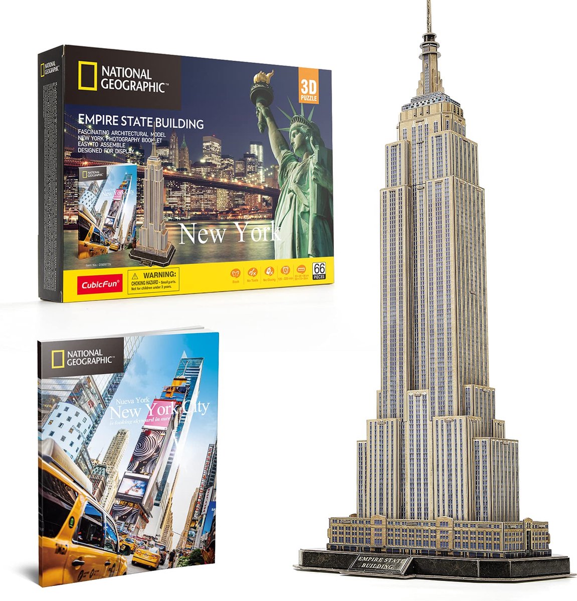 Cubic Fun 3D Puzzle National Geographic Empire State Building