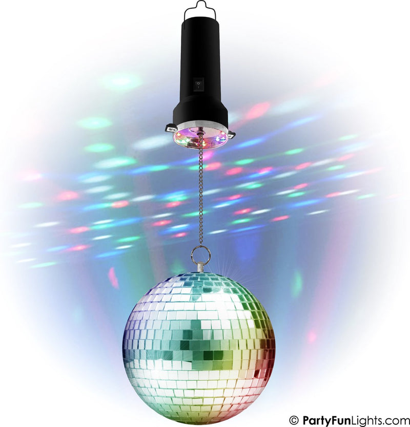 Partyfun Lichter Disco-Kugel 20cm LED mehrfarbig