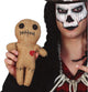 Fiestas Guirca Jute-Voodoo-Puppe – 25 cm – Halloween-Dekorationszubehör – Voodoo-Horror-Puppen