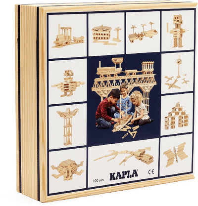 Kapla - Farbe - Konstruktionsspielzeug - 100 Bretter
