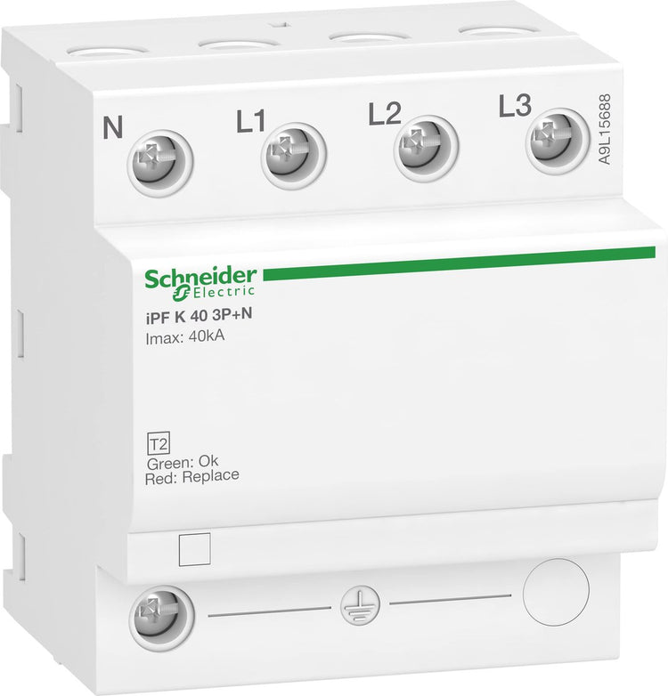 Schneider Electric Acti 9 – Überspannungsbegrenzer – ipf40 t2 c 3p+n 4m – tt, tns