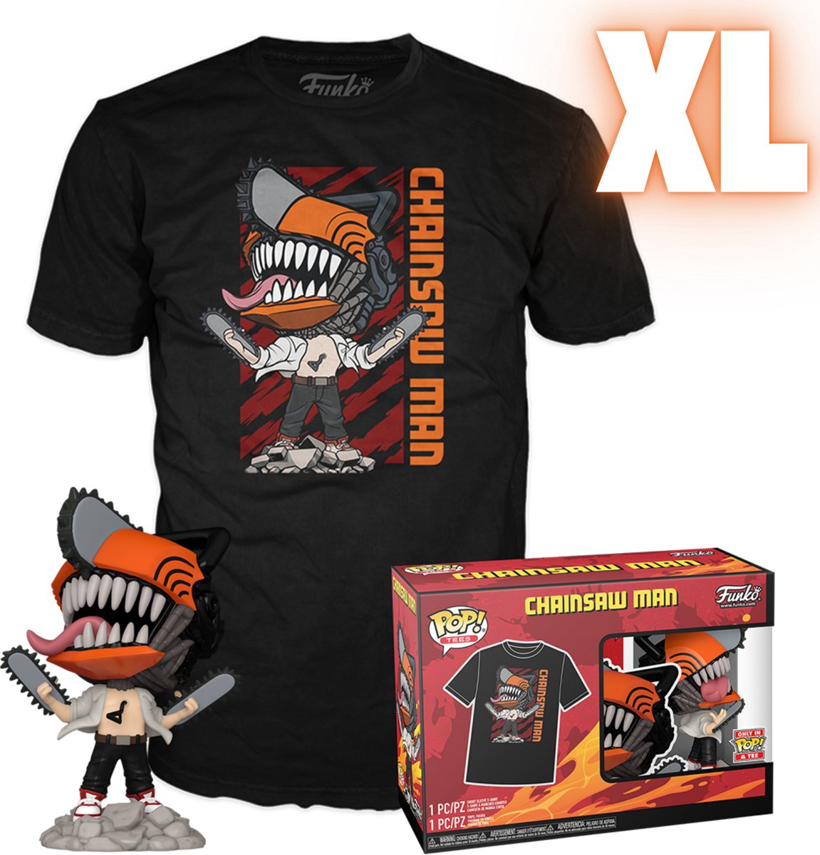 Funko-Pop! Abschlagbox Chainsaw Man – Chainsaw Man Exclusive – XL