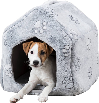 Trixie Hundekorb Katzenkorb Haus Nando hellgrau