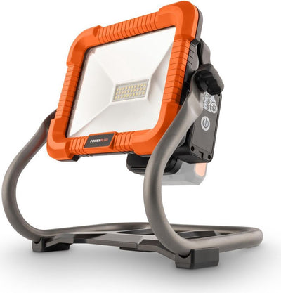 Powerplus Dual-Power-Handscheinwerfer POWDP8031 – LED-Bauleuchte mit 20 V und 2700 lm – ohne Akku und Ladegerät