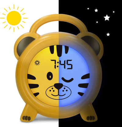 Alecto bc100tiger – Schlaftrainer für Kinder – Kinderwecker mit Nachtlampe – Tiger