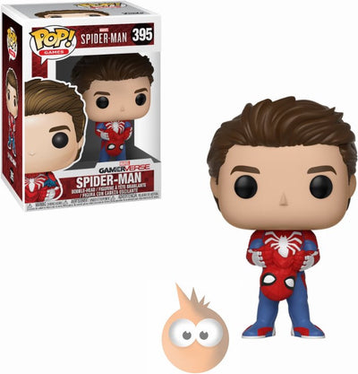 Funko-Pop-Spiele: Marvel – Spider-Man-Serie 1 – Spider-Man (unmaskiert) Sammelfigur für Erwachsene und Kinder