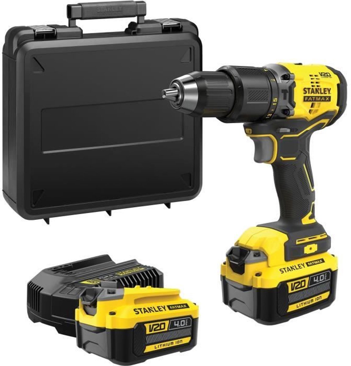 Stanley Fatmax V20 – Akku-Bohrschrauber – 18 V – 60 nm – bürstenloser Motor