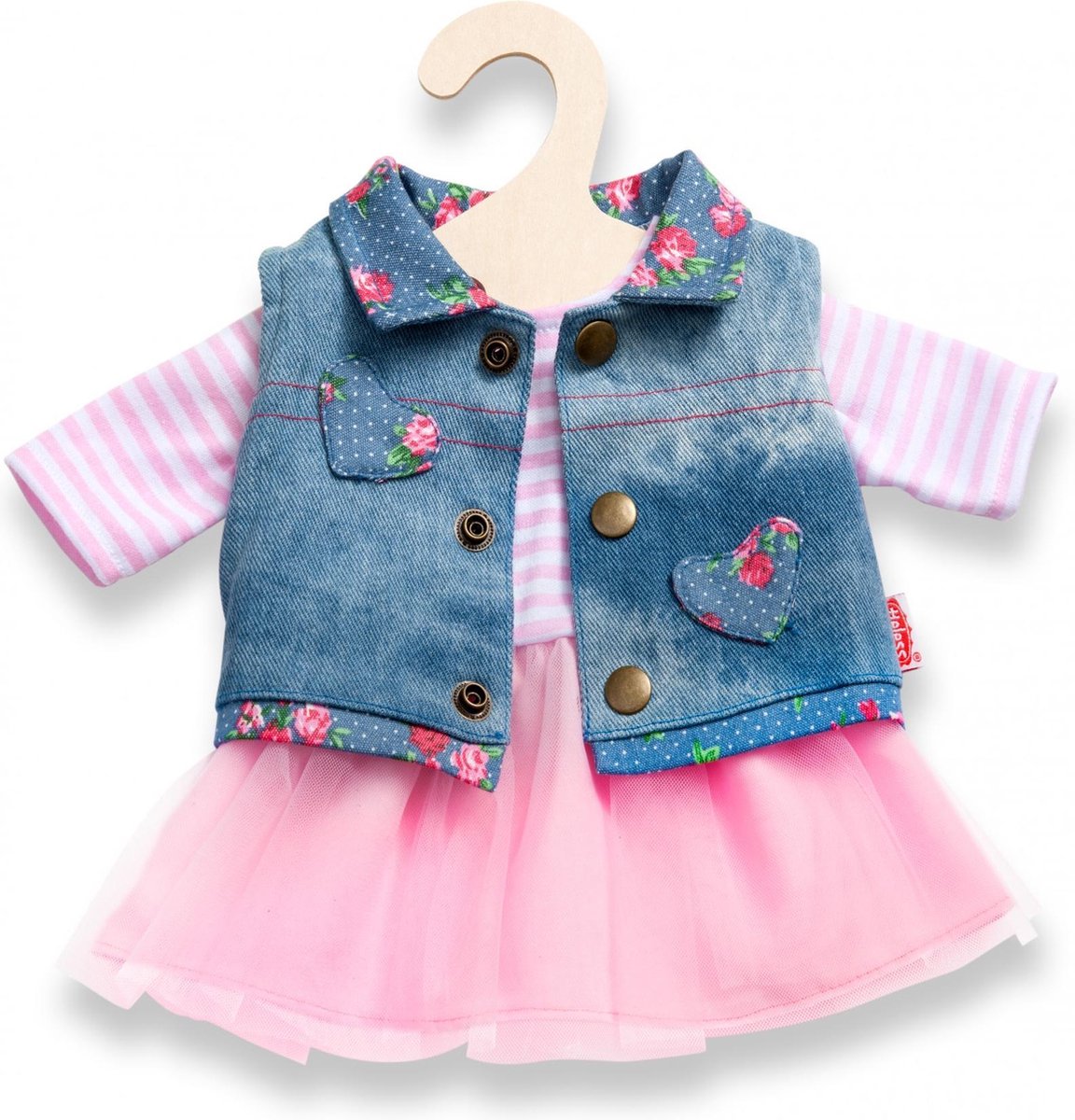Heless Puppenkleid mit Giletje, 35-45 cm