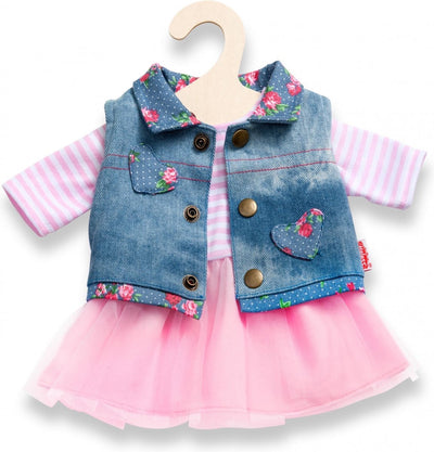 Heless Puppenkleid mit Giletje, 35-45 cm