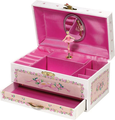 Markenlose Sans-Marque-Schmuckschatulle mit Ballerina – Spieluhr Schwanensee – ab 3 Jahren