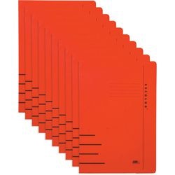 Djois Clip-Ordner Secolor Folio Rot 10 Stück