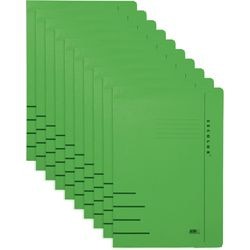 Djois Clip-Ordner Secolor Folio grüner Karton 10 Stück