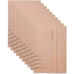 Djois Clip-Ordner Secolor Folio braun 10 Stück